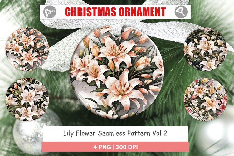 Christmas Ornamen Lily Patterns