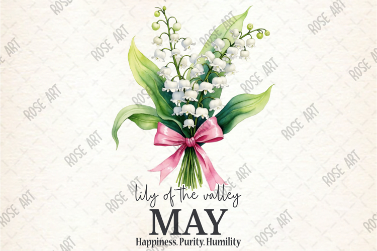 Lily Of The Valley May Happiness Purity Humility PNG