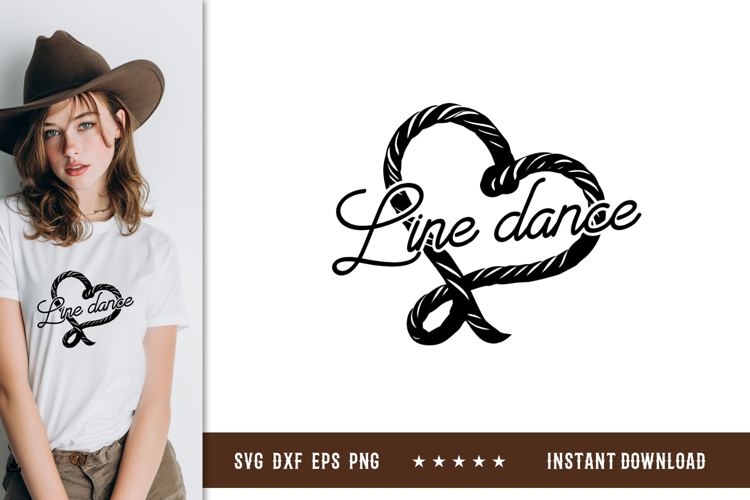 Line Dance SVG | Country Western file
