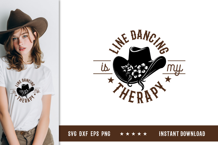 Line Dance SVG | Country Western file
