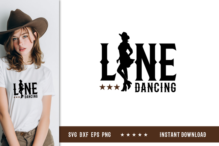 Line Dance SVG | Country Western file