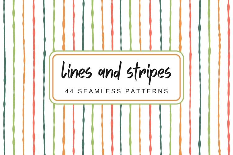 Lines & Stripes 44 Vintage Patterns
