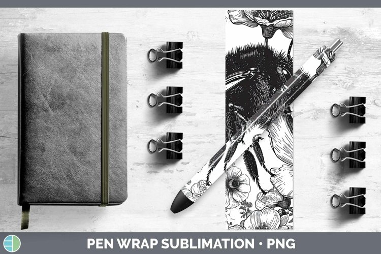 GorgeousLinocut Pen Wrap design.
