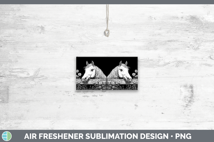 Linocut Cottage Horse Mug Wrap Sublimation Coffee Cup Design