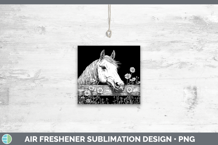 Linocut Cottage Horse Tumbler Sublimation 20 oz Skinny Tumbl