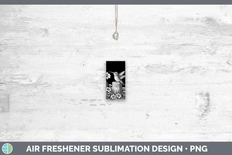 Linocut Cottage Hummingbird Pen Wrap Sublimation Pen Designs