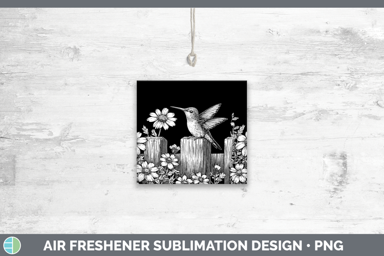 Linocut Cottage Hummingbird Tumbler Sublimation 20 oz Skinny