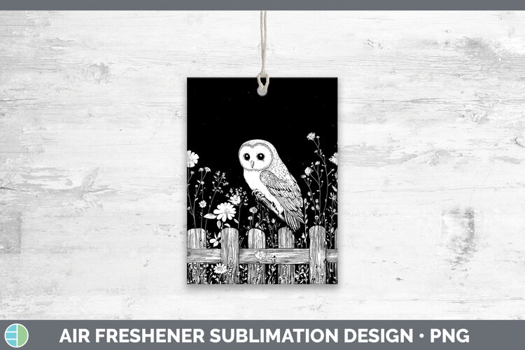 GorgeousLinocut Cottage Air Freshener design.