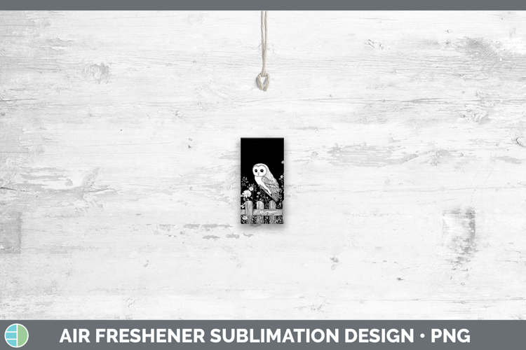 Linocut Cottage Owl Pen Wrap Sublimation Pen Designs