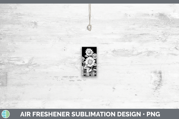 Linocut Cottage Sunflower Pen Wrap Sublimation Pen Designs