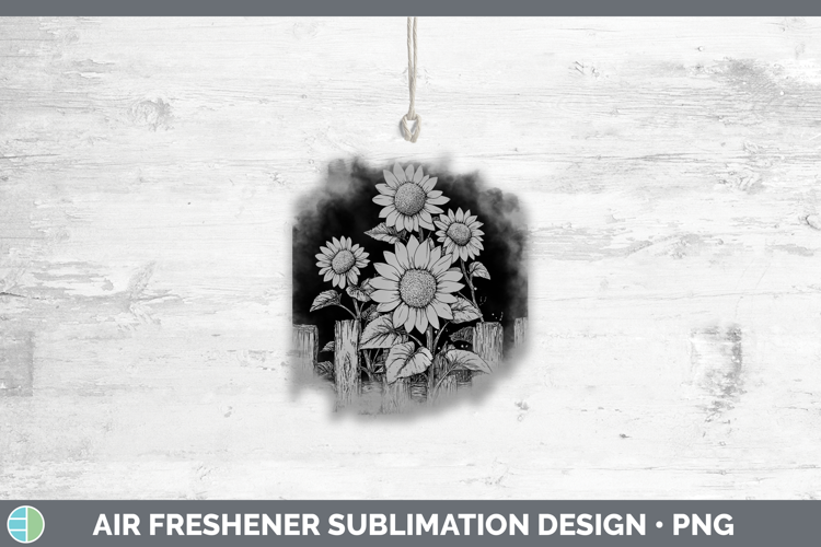 Linocut Cottage Sunflower Shirt Sublimation Sublimation Back