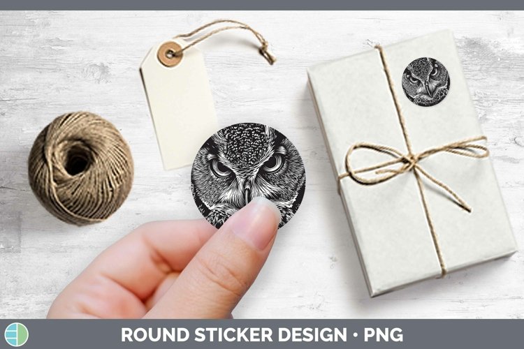 GorgeousLinocut Stickers design.