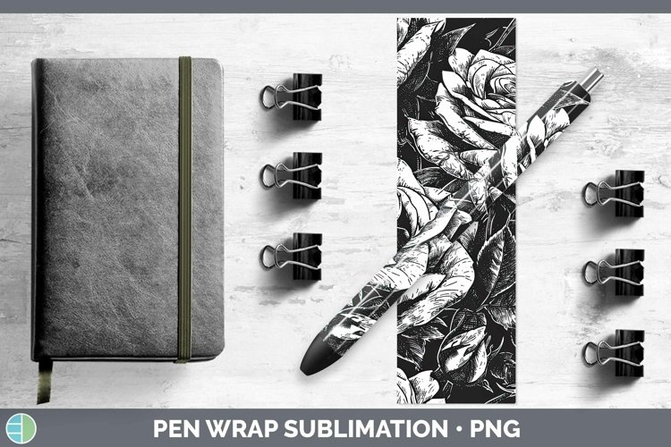 GorgeousLinocut Pen Wrap design.