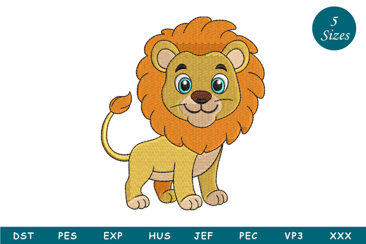 Lion Embroidery Designs Image 4