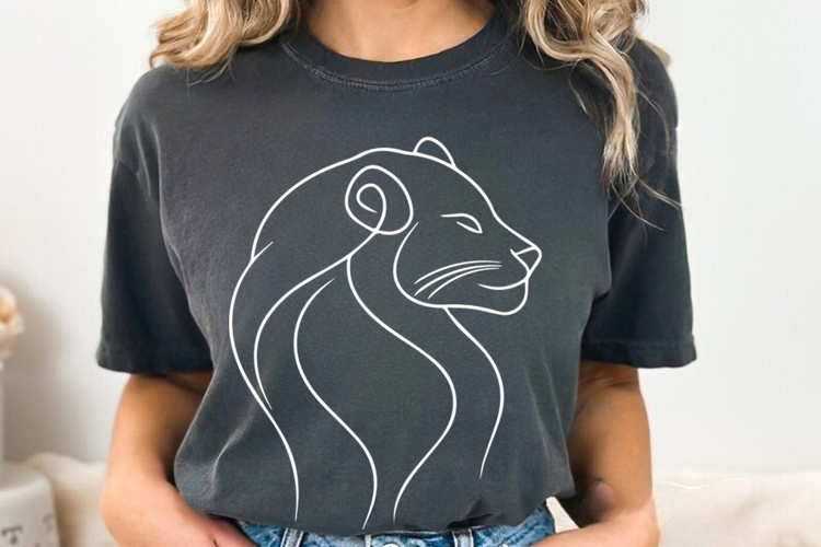 Lioness Head black silhouette SVG PNG, Lioness Face SVG