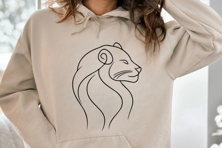 Lioness Head black silhouette SVG PNG, Lioness Face SVG