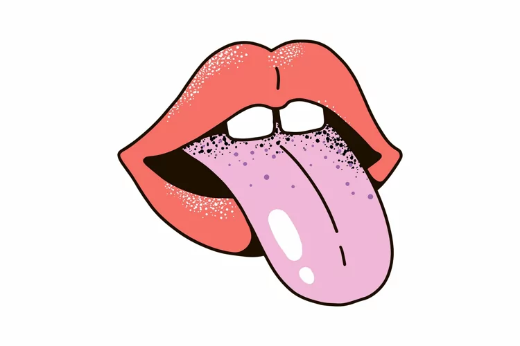Vintage Lips Sublimation