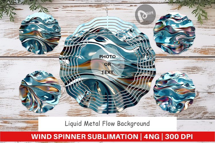 Wind Spinner Liquid Metal Flow