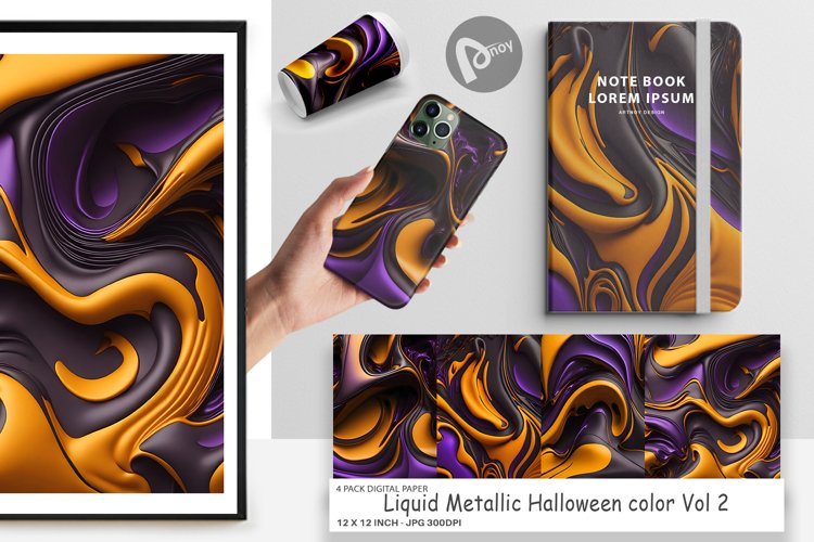 Halloween Scrapbook Paper Image 9