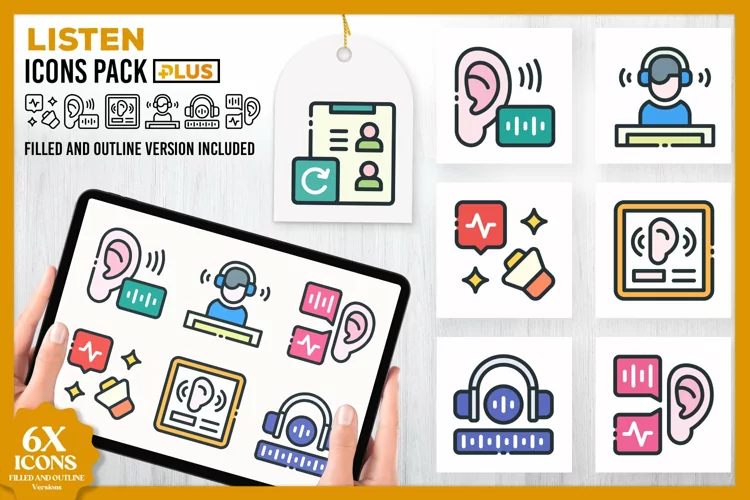 Listen Icons Pack