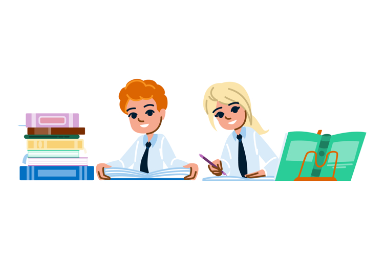 School Vector Image 4