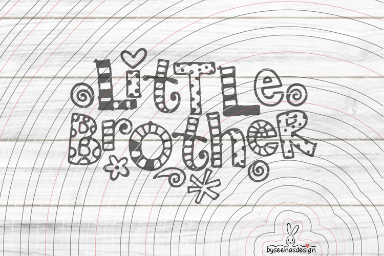 Little Brother Svg