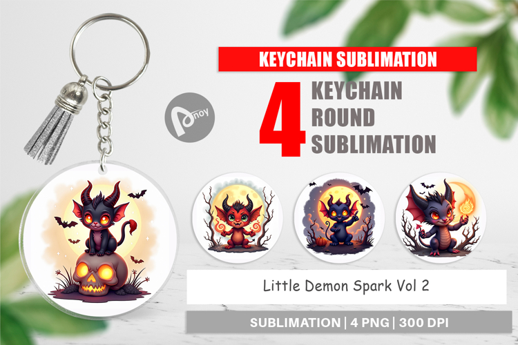 Keychain Halloween Demon Spark