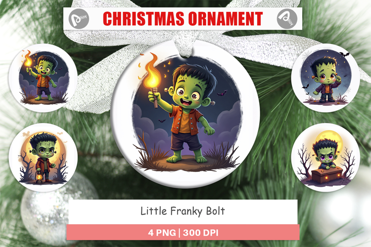 Ornament Halloween Franky Bolt
