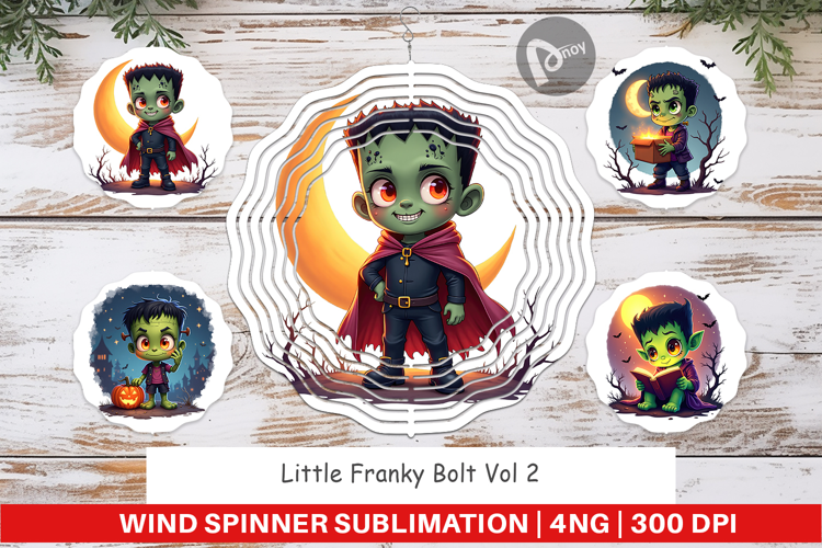 Wind Spinner Halloween Franky Bolt