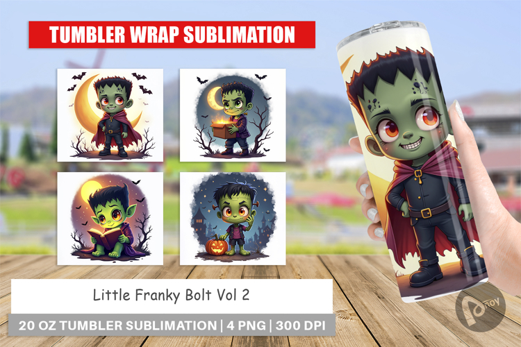 Tumbler Halloween Franky Bolt