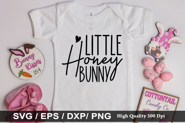 Little Honey Bunny SVG - Easter Design