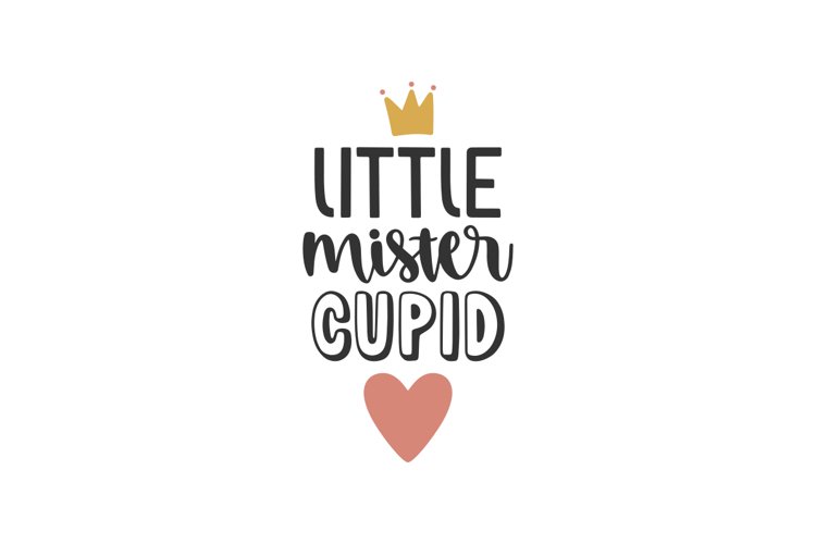 Little Mister Cupid SVG Cut File example image 1