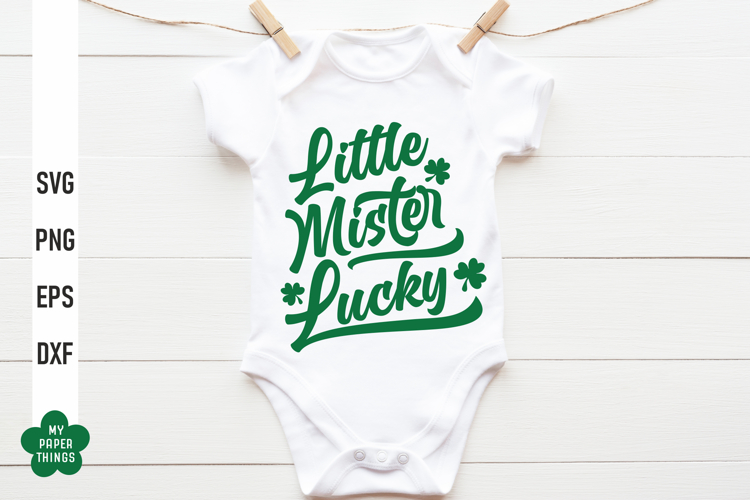 St Patricks day svg, Little Mister Lucky Svg Png