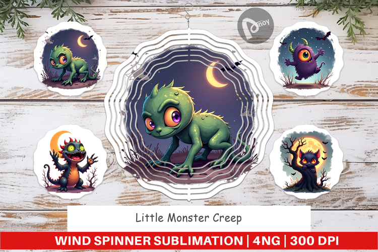 Wind Spinner Halloween Monster Creep