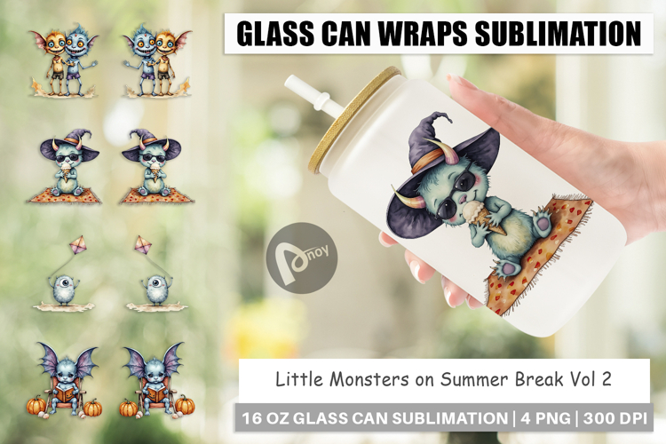Glass Can Summer Break Monsters