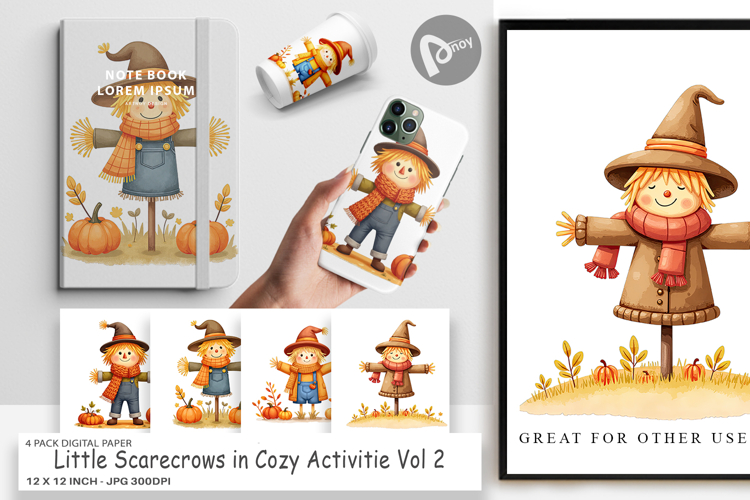 Scarecrows Clipart Image 11