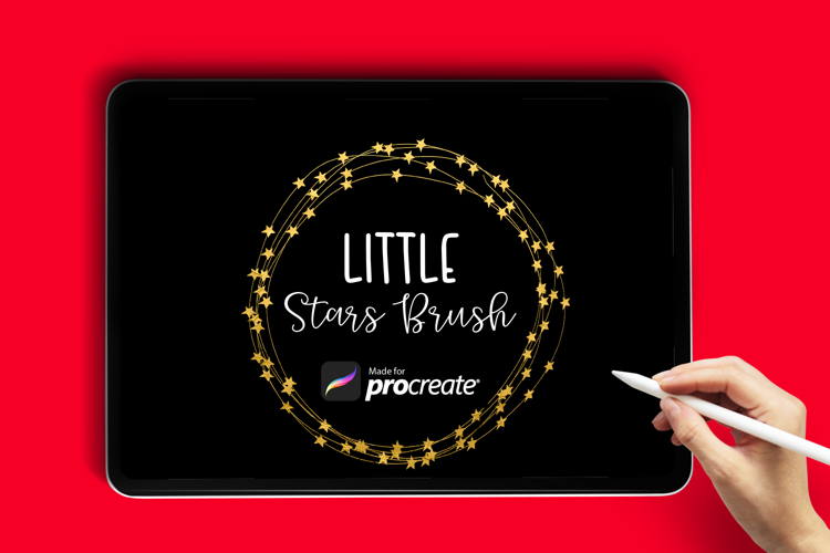 Little Stars Liner Procreate Brush