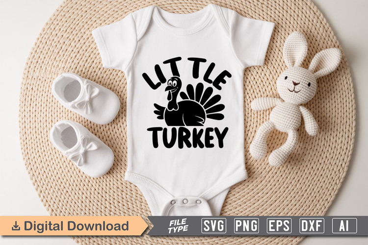 Little Turkey SVG | Baby SVG | Newborn SVG