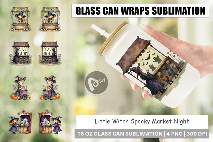 Glass Can Witch Market Night