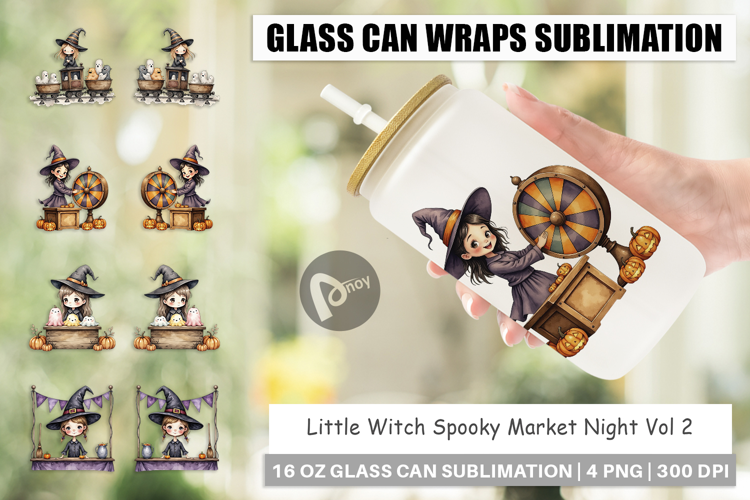 Glass Can Witch Market Night
