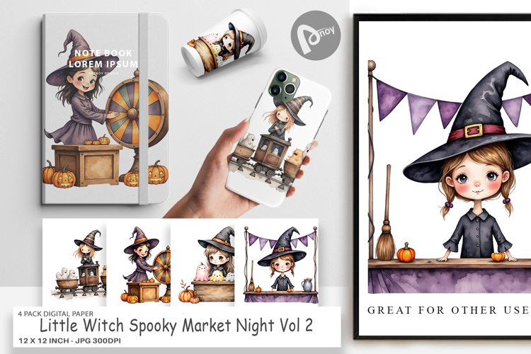 Halloween Scrapbook Paper Image 21