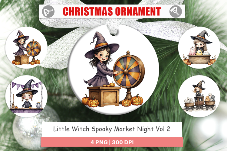 Ornament Witch Market Night