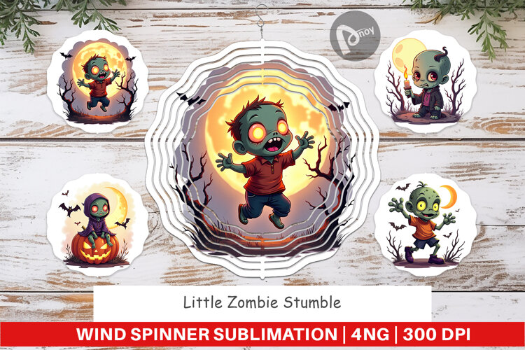 Wind Spinner Halloween Zombie Stumble example image 1