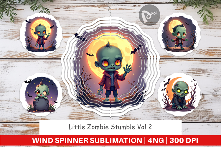 Wind Spinner Halloween Zombie Stumble