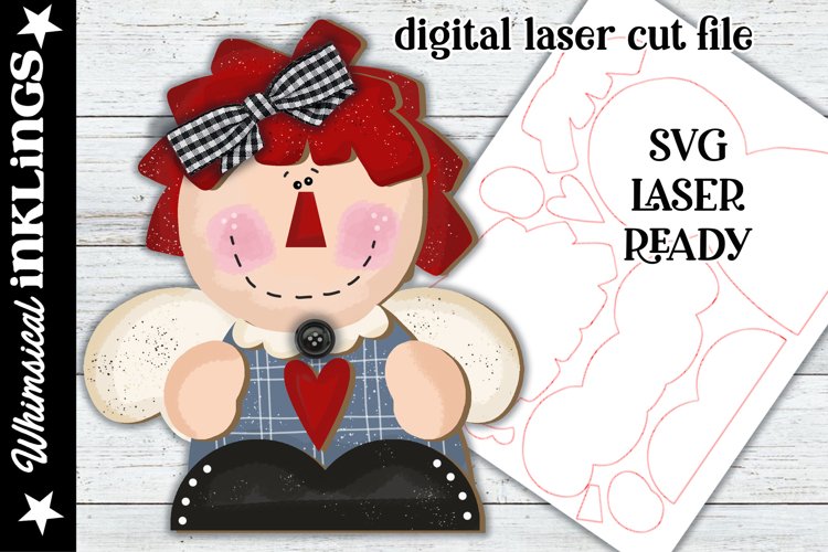 Little Angel Annie SVG For Laser Cutting example image 1