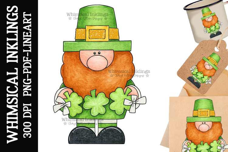 Little Leprechaun Sublimation Clipart