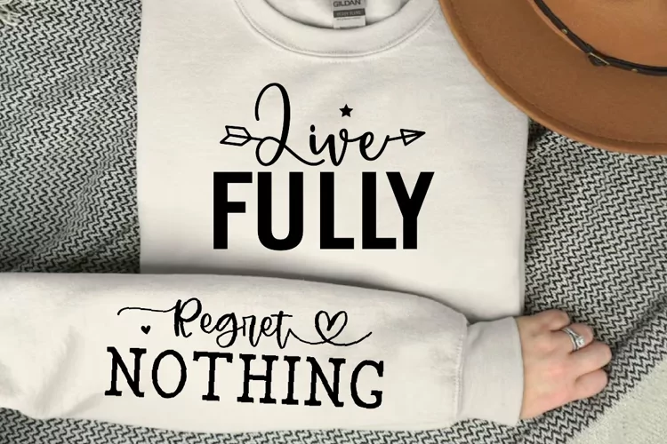 Live Fully SVG, Sleeve SVG Design