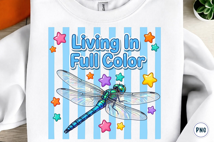 Living in Full Color Dragonfly PNG