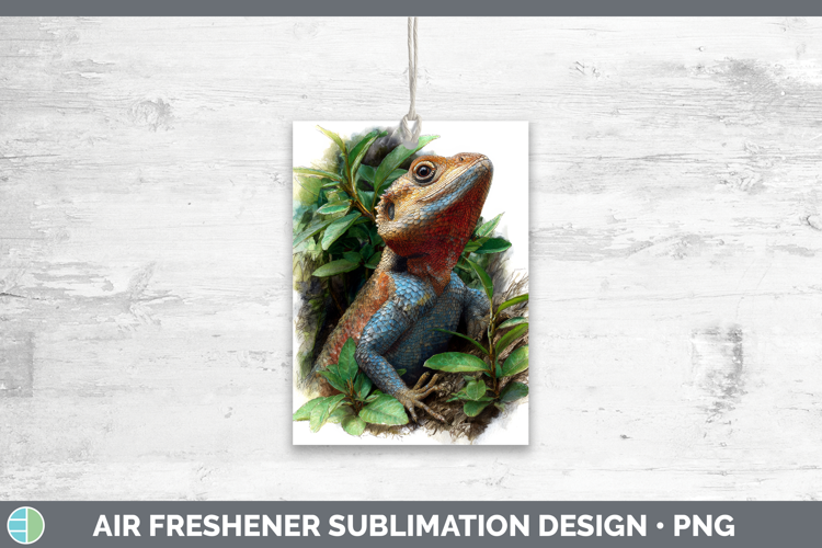 Agama Lizards Air Freshener Sublimation Design
