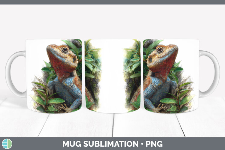 GorgeousLizards Mug Wrap design.